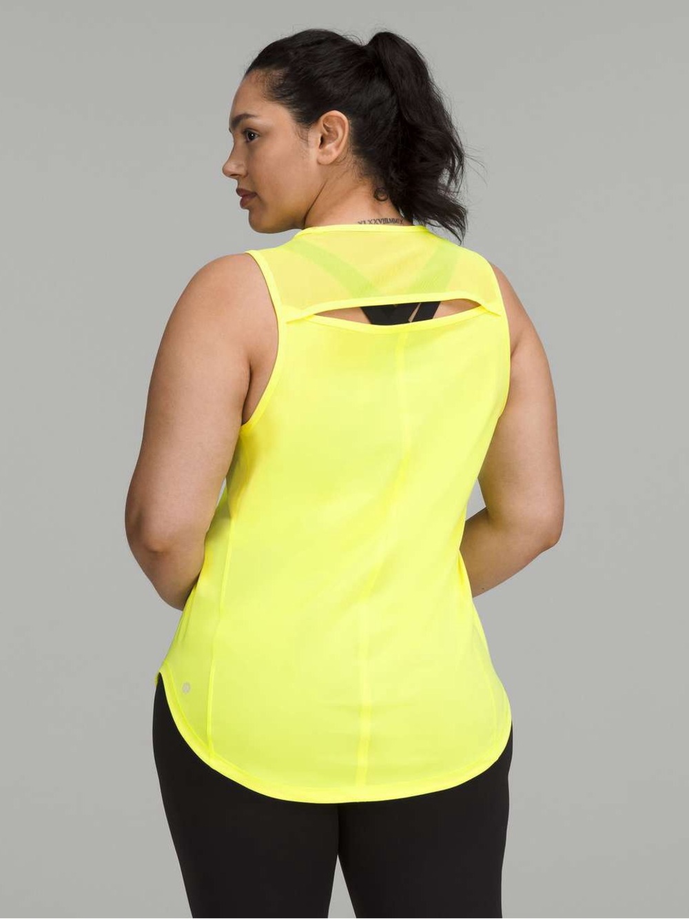 Lululemon Sculpt Tank Top Electric Lemon Size 6